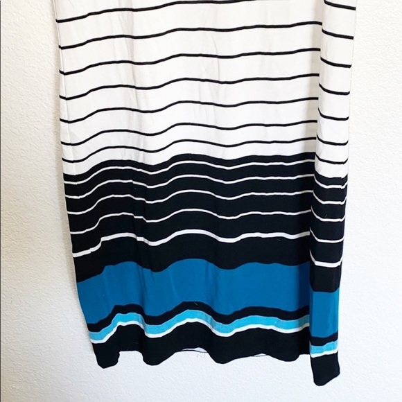 WHBM Striped Colorblock T Shirt XXS Mini Dress - Picture 3 of 11